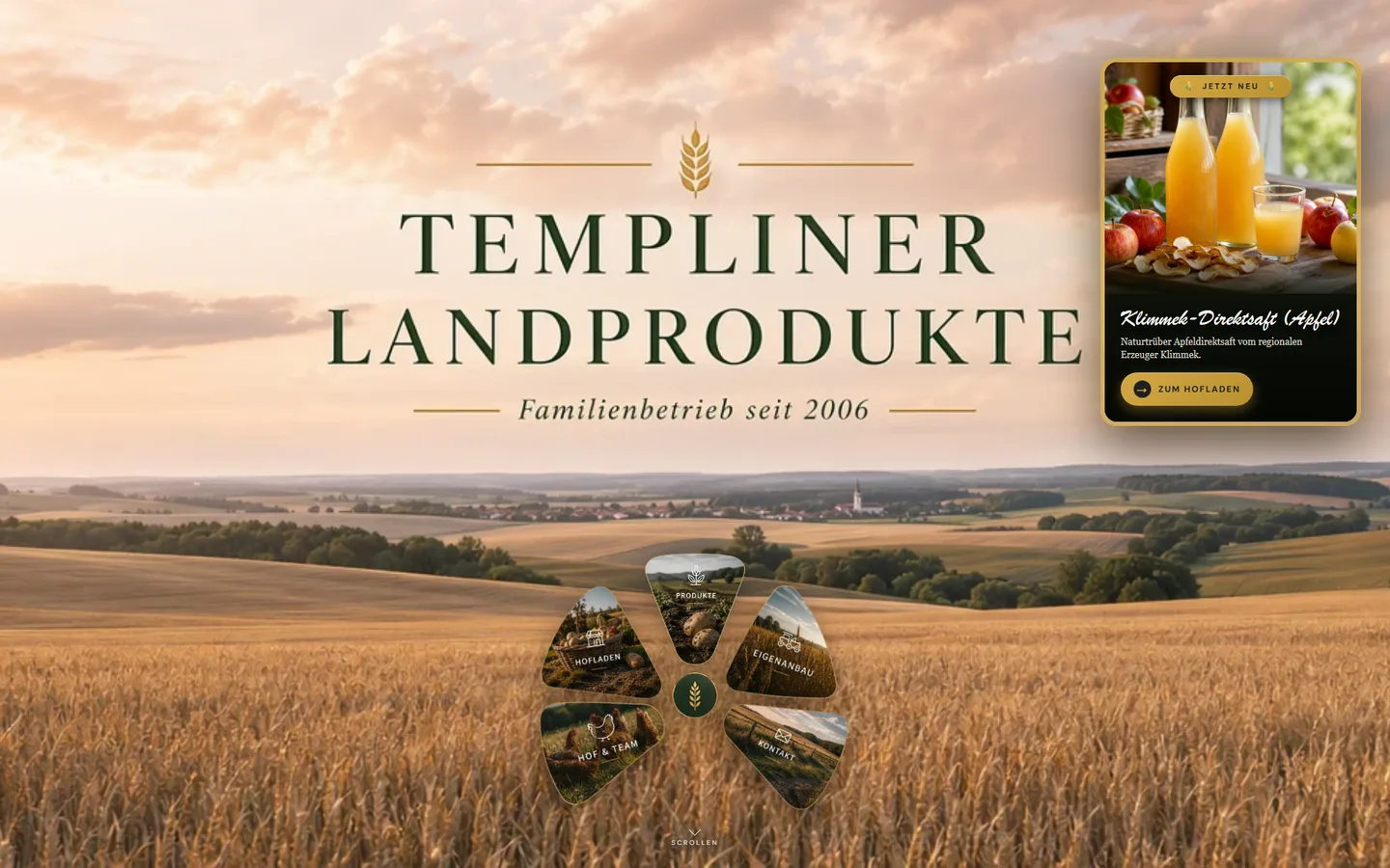 Templiner Landprodukte — Screenshot
